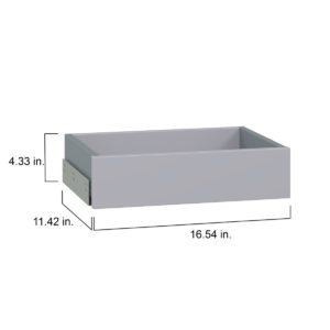 18x14x0.63 in. Drawer Kit and Inner Drawer Front Combo
