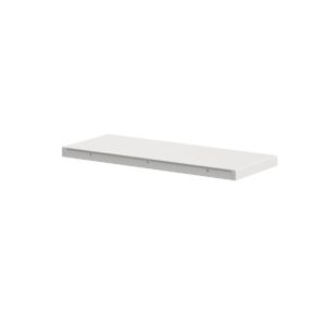 30 in. W X 1.5 in. H X 12 in. D  Bright White Floating Shelf with Mounting Bracket