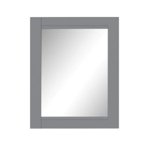 Angelica 24"W x 30"H Gray Framed Mirror