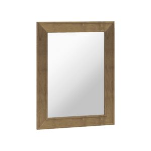 Iris 24"W x 30"H Almond Brown Framed Mirror